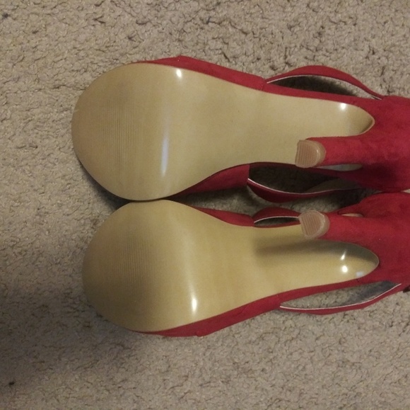 Stefano Di Roma Dalia Red Sandals - Picture 4 of 4